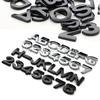 DIY Letters Numbers Alphabet Metal Emblem 25mm 30mm for All Cars  Game Over Trunk Fender Nameplate Logo Sticker