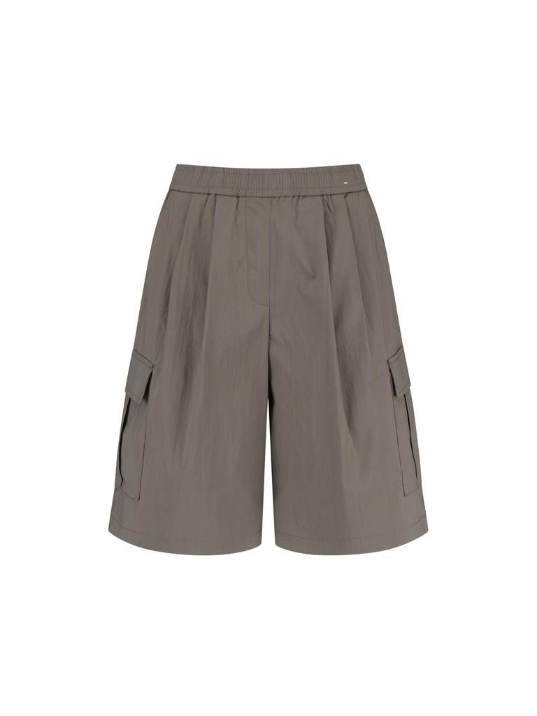 Polhaem Women'S Elastic Cargo Bermuda Cool Shorts_Phg2Ph2730
