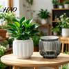 Living Room Plant Pot Self Watering Pots for Indoor Plants, Plastic Planter with Drainage Hydroponic Vase Holes, Small Flower Houseplants, African