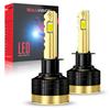 Bullvision H4 H7 Car LED Headlight H1 H8 H11 HB3 HB4 9005 9006 9012 LED Lights 6000K CANBUS Kit H7 for Turbo Lamp Automobiles