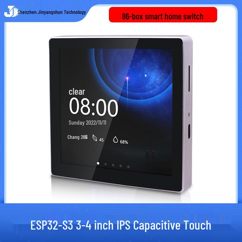 ESP32-S3 Dev Board with 4" IPS Touchscreen, LVGL 86 Box Smart Home Switch, Dual-Core CPU