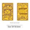 999 Pure Gold Treasure Chest Phone Sticker - Princess New Year Wealth Stickers Gift