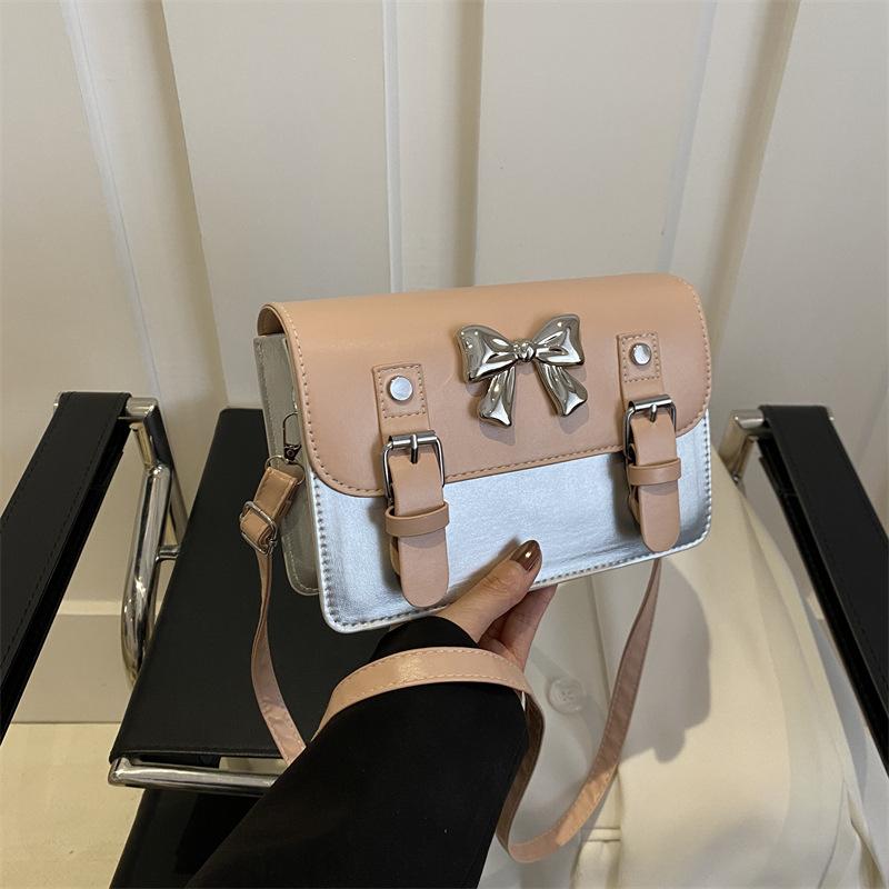 Retro and Fashionable Small Bag Women's Bag New Trendy and Fashionable Casual Handbag One-shoulder Crossbody Small Square Bag