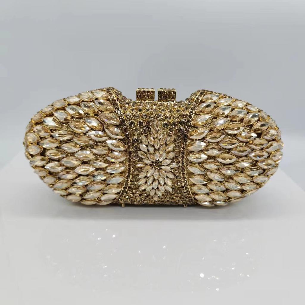 Rhinestone Evening Bag Yellow/Pink /Green Diamond Wedding Purses Bridal Prom Clutches Luxury Women Crystal Clutch Handbags