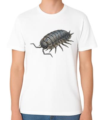 Woodlouse Isopod T-Shirt Realistic Insect Bug Nature Graphic Unisex Tee