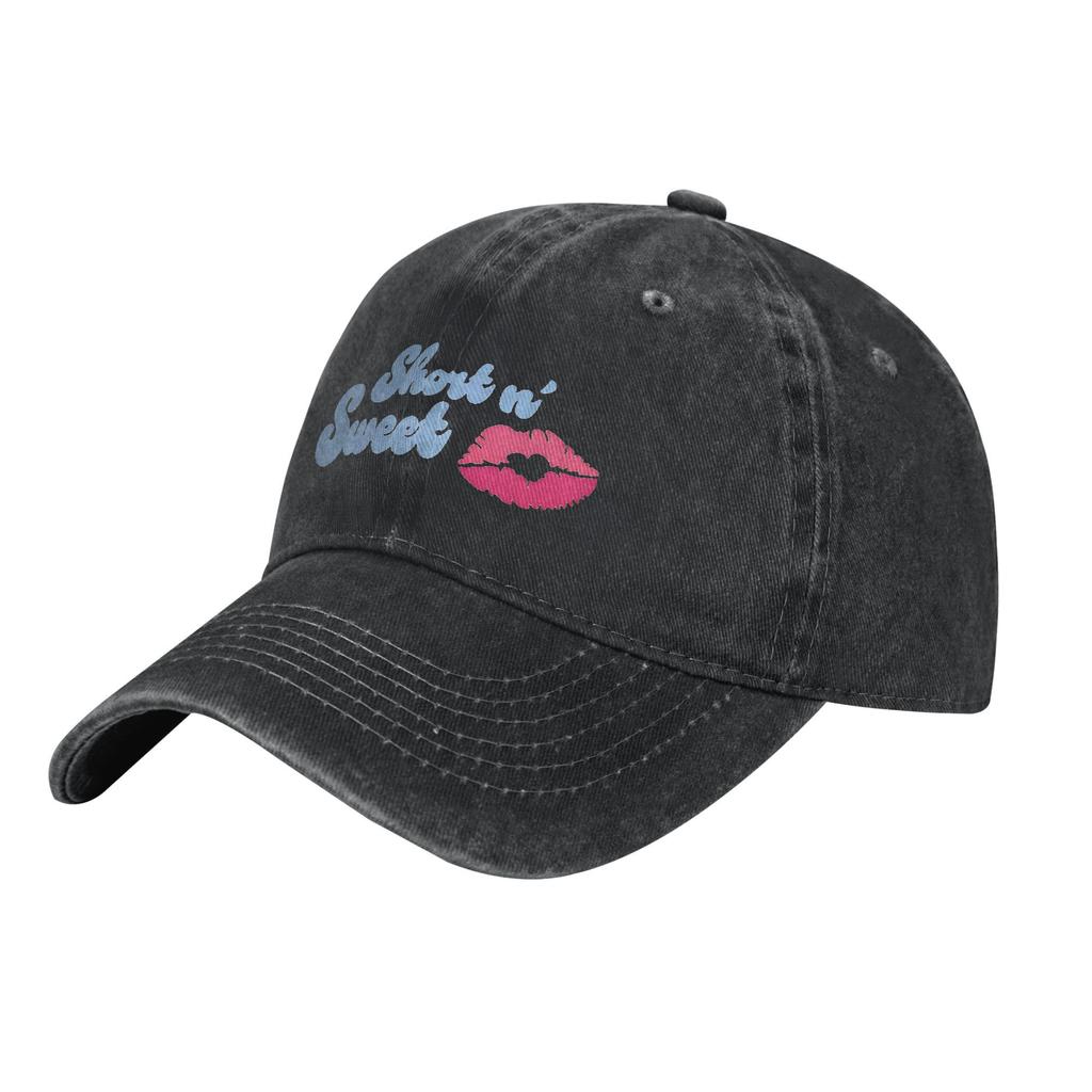 CamaraDerie Sabrina Carpenter Baseballkappe Vintage verwaschener Denim Snapback Kappe für Männer Frauen Sommer Verstellbare Kappen Hut