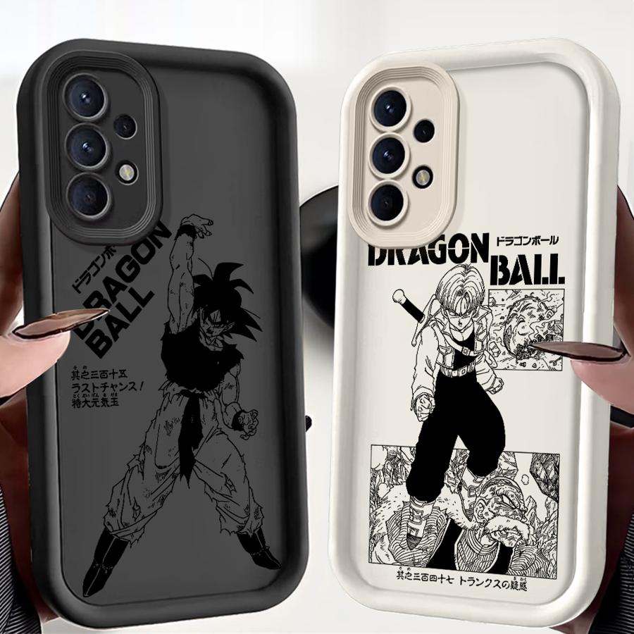 Soft Shell Case for Samsung Galaxy A16 A23 A12 A36 A14 A32 A34 A56 A26 A22 A24 A13 A33 Dragon Ball Goku Trunks