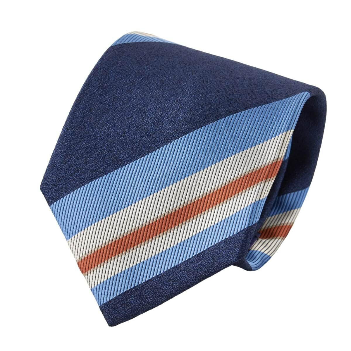 

Ogier Silk Regular Yamanashi Сделано Стильный Мужской Галстук, Галстук, Стиль, Меланж, Полосатый, Япония, Бизнес,