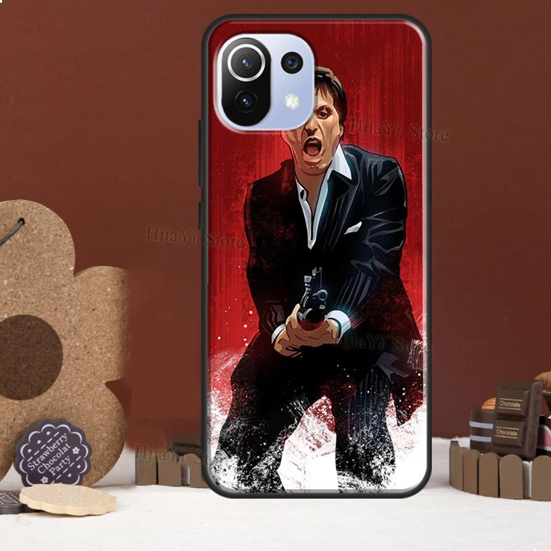 Scarface Tony Montana Funda For POCO F5 X3 X4 X5 Pro F4 GT C40 F3 Case For Xiaomi 11T 12T Pro 12 X 13 Lite Cover