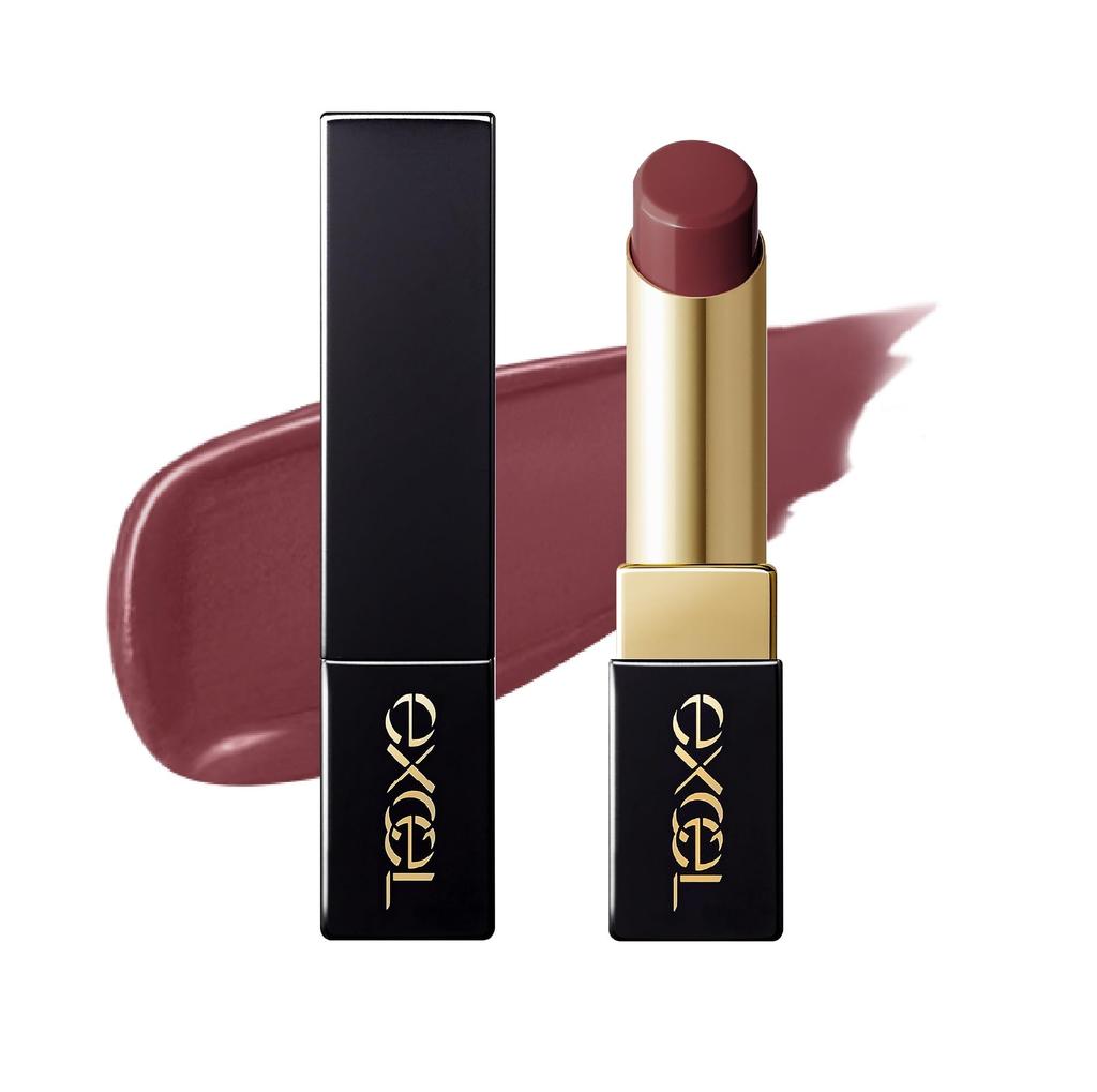 Excel Glaze Balm Lip GB09 Lipstick (Sepia Mauve)