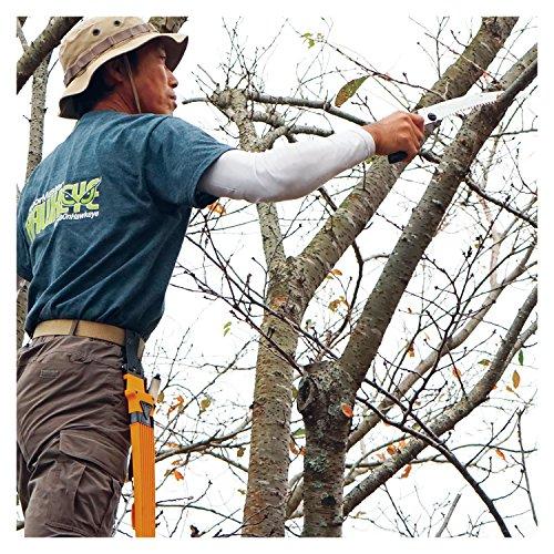 U-M Industry (Silky) Scabbard Saw Rubber Boy 7 Curve Rough Grain 240mm 465-24 Easy and Speedy Pruning of Live Trees