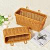 Rectangle/Semi-circular Plastic Garlic Storage Basket Desktop Clutter Sorting Box  Vegetable