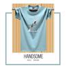Men's Summer 2025 Pure Cotton Heavyweight Short-Sleeve Fashion T-Shirt