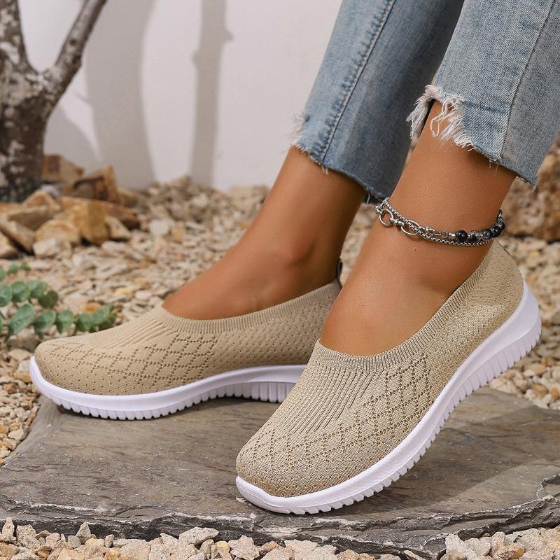 Übergröße 44 Damen Freizeitschuhe Slipper Outdoor Leichte Laufschuhe 2026 Sommer Bequeme Atmungsaktive Mesh-Schuhe