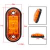1 Pc/Pair 24v 12v Durable LED Side Marker Lights For Trucks Side Clearance Marker Light Clearance Lamp