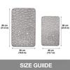 Bathroom Mat Bath Non-slip Carpets In Wash Basin Bathtub Side Floor Rug Shower Room Doormat Memory Foam 3D Pad