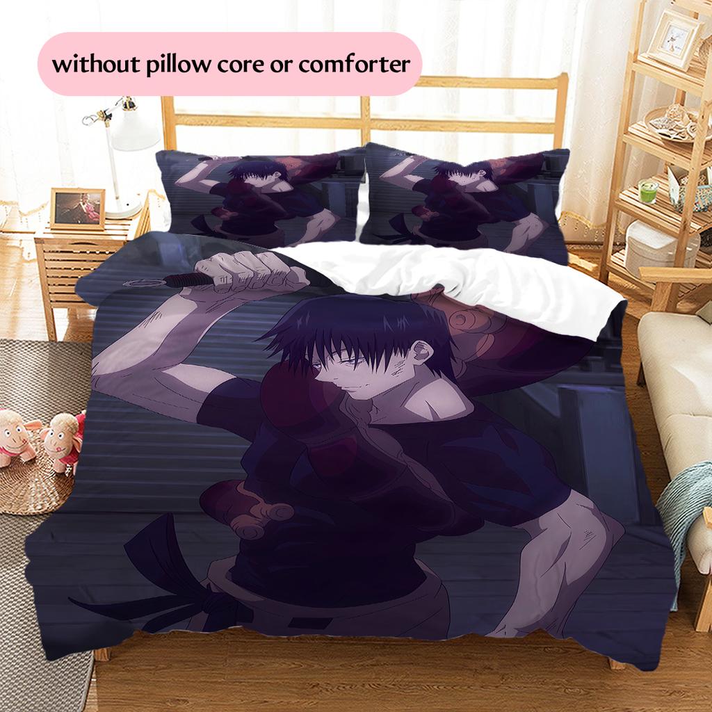 Jujutsu Kaisen Close up Bedding Set Duvet Cover Pillowcase No Filler, Soft Home Bedroom Decor, Perfect Gift for Fans.chl