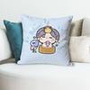 Cute LLove And DDeepspace Various Sizes Square Pillow Case For Car Home Bedchamber Decor Custom Valentine Gift