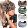 Bandeau large rétro à motif cachemire pour femmes - Bandeau de sport élastique coloré pour yoga