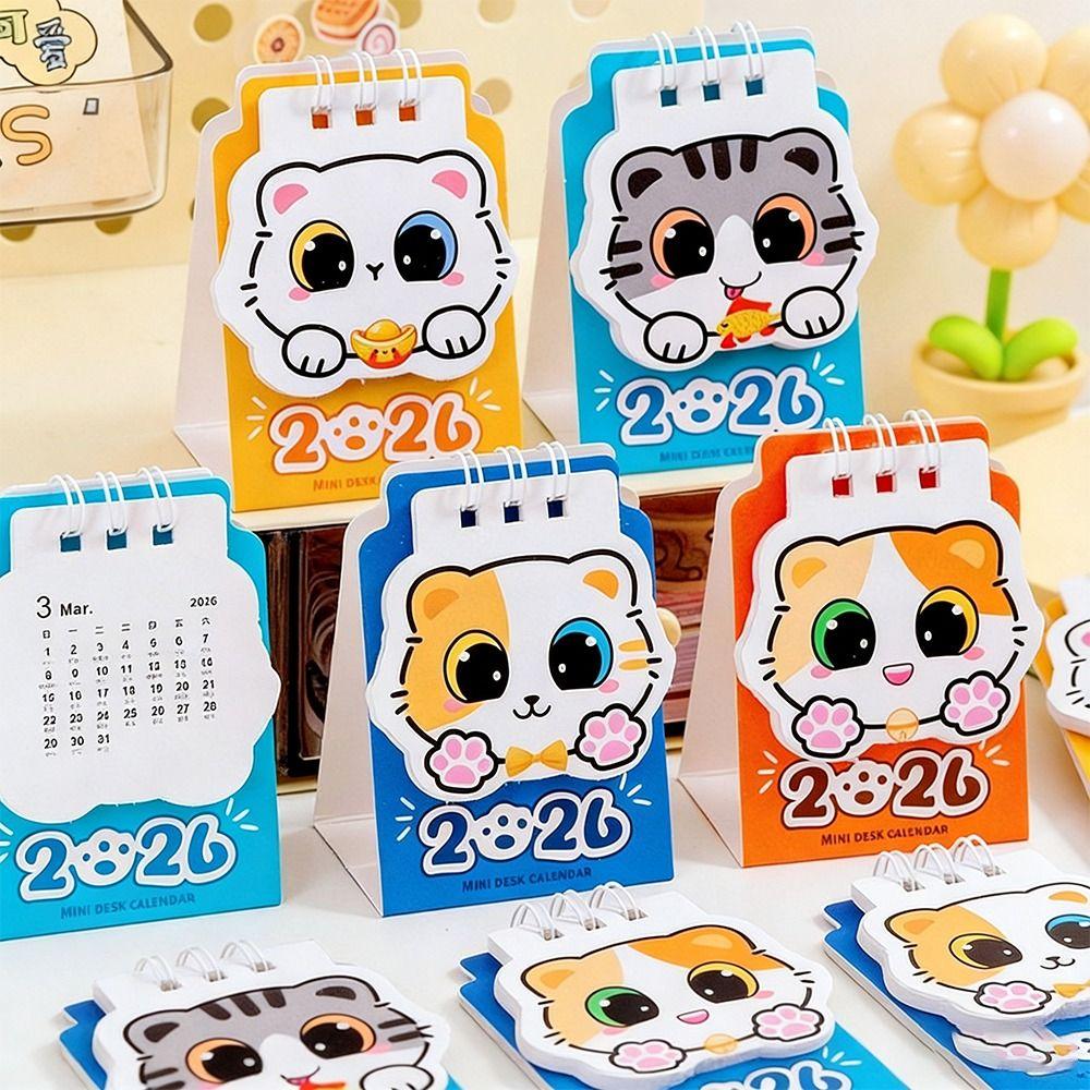 Portable Coil Calendar Mini Daily Planner New Schedule Planner  Office Desk Accessories