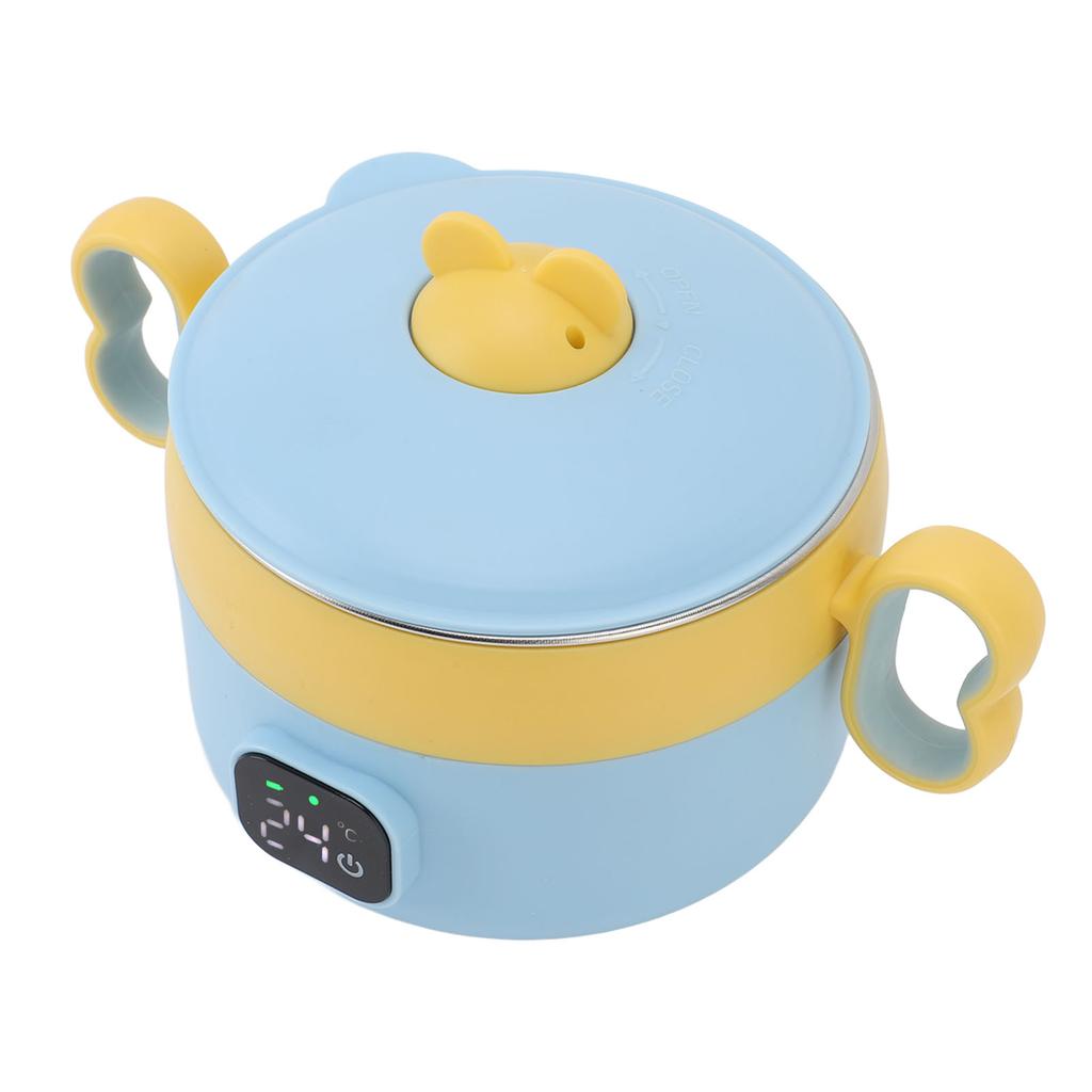 Insulated Food Warmer Bowl Stainless Steel Automatic Constant Temperature USB Rechargeable Electric Heating Lunch Box