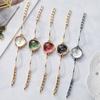 Open Design Quartz Watch Square-shaped Dial Ladies Watch New Pearl Watch  for Women