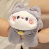 Hug Cat Pat Ring Bracelet Plush Doll Cute Cartoon Cat Couple Gift Ornament