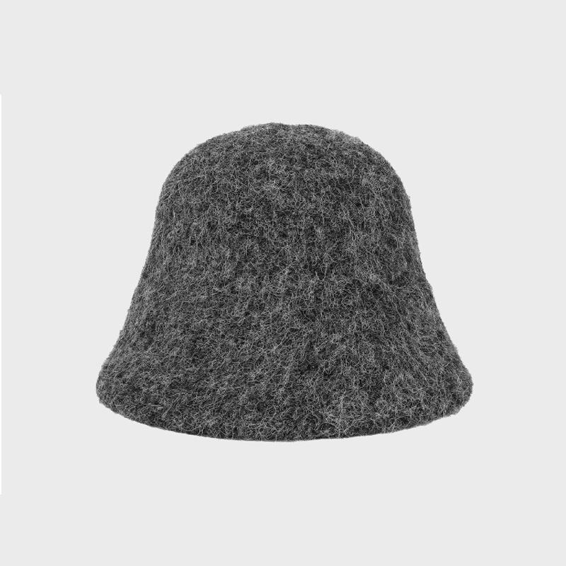 

Осенняя шляпа рыбака женская шляпа-ведро серый