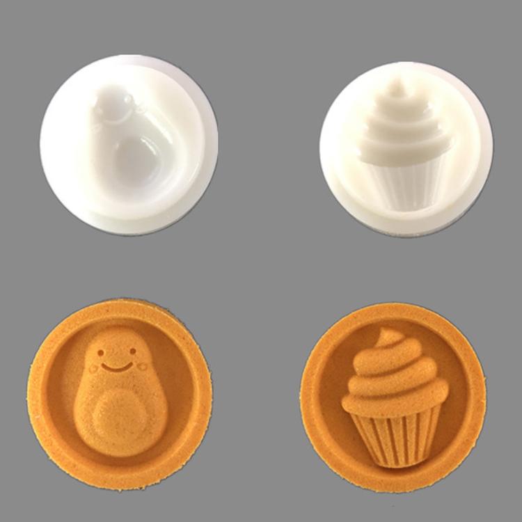 Mooncake Mold Ice Cream Avocado Shape Hand Pressure Kitchen Gadget Cookie Cutter Baking Kitchen Accessories