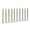 10PCS Silver Guitar Neck Mounting Screws Metal Guitar Neckplate Screws  For Guitar