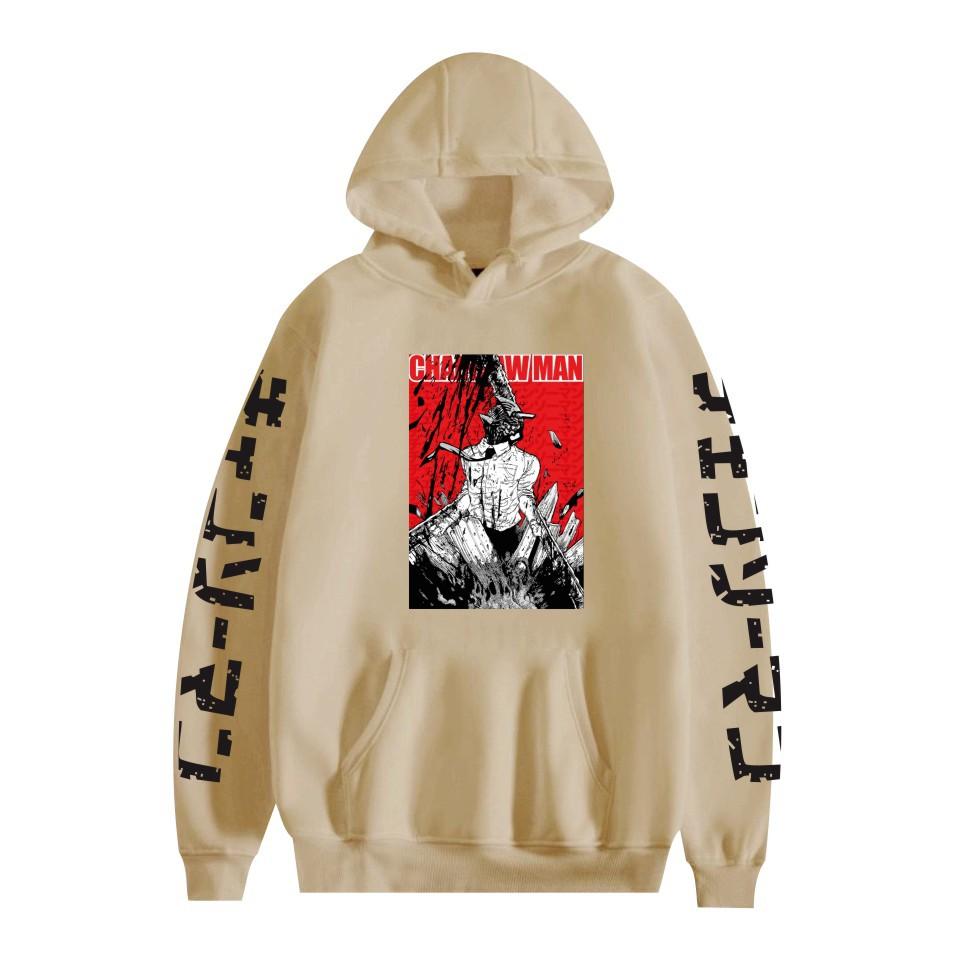 Chainsaw Man Anime Men Women Hoodies Autumn Casual Pullover Hoodie Fashion Sweatshirts Hip Hop Sweatshirt Clothes