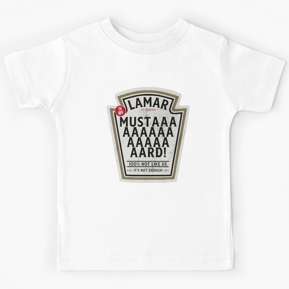 Vintage Kendrick Lamar Mustard TV Off 2025 Kids T-Shirt 160
