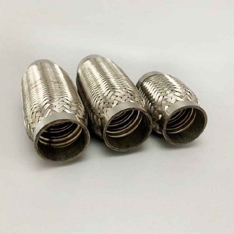 Steel Exhaust Flexible Pipe Double Braid Heavy Duty Exhaust Flexible Pipe Automotive Exhaust Part Long Lasting Exhaust Pipe