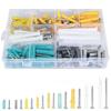 200Pcs Boxed Round Head Self Tapping Expansion Screw Plastic Wall Plug M4/M5 Set