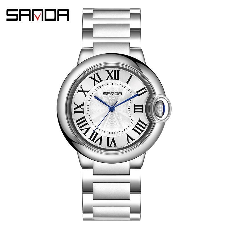 Sanda Universal Luxury Quartz Waterproof Watch for Business and Commuting - High-End Couple's Wristwatch
