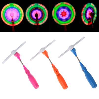 LED Luminous Windmill Handheld Flashing Light Musical Toy Lovely New Year Easter Gift Glow In the Dark Kids Girls Gift