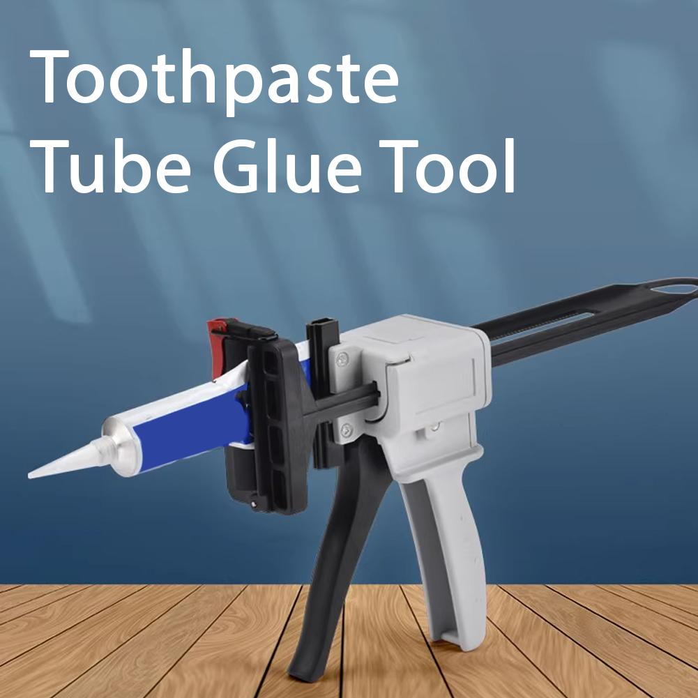704 Toothpaste Glue Gun Silicone Sealant Gun Manual Glue Gun Auto Repair Tool Manual Extruder Aluminum Tube Glue Extruder