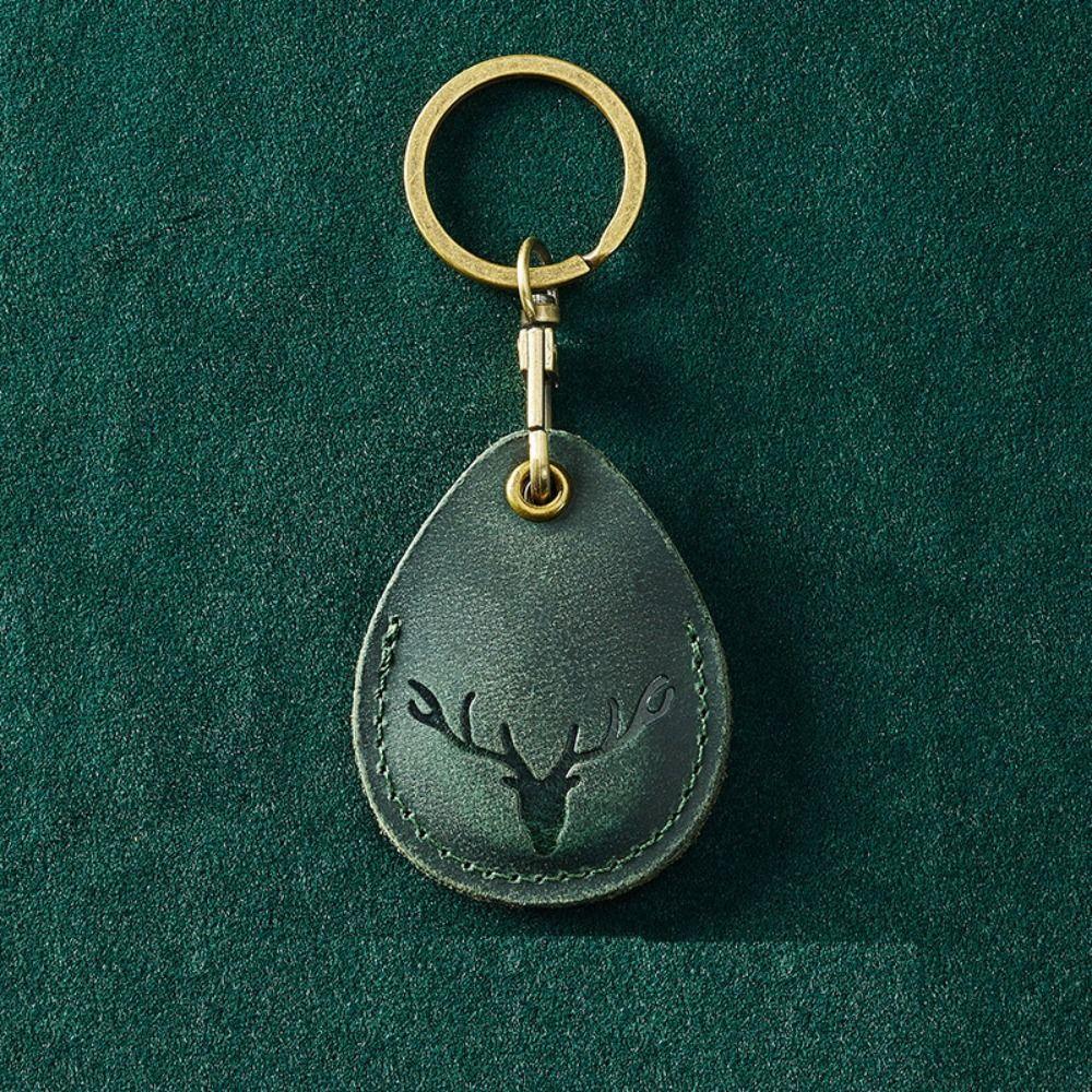 Anti-verlies Toegangskaarthouder Anti-val Leer Kaarthouder Sleutelhanger Vingerafdrukbestendig Accessoires Toegangskaart Tas Universeel