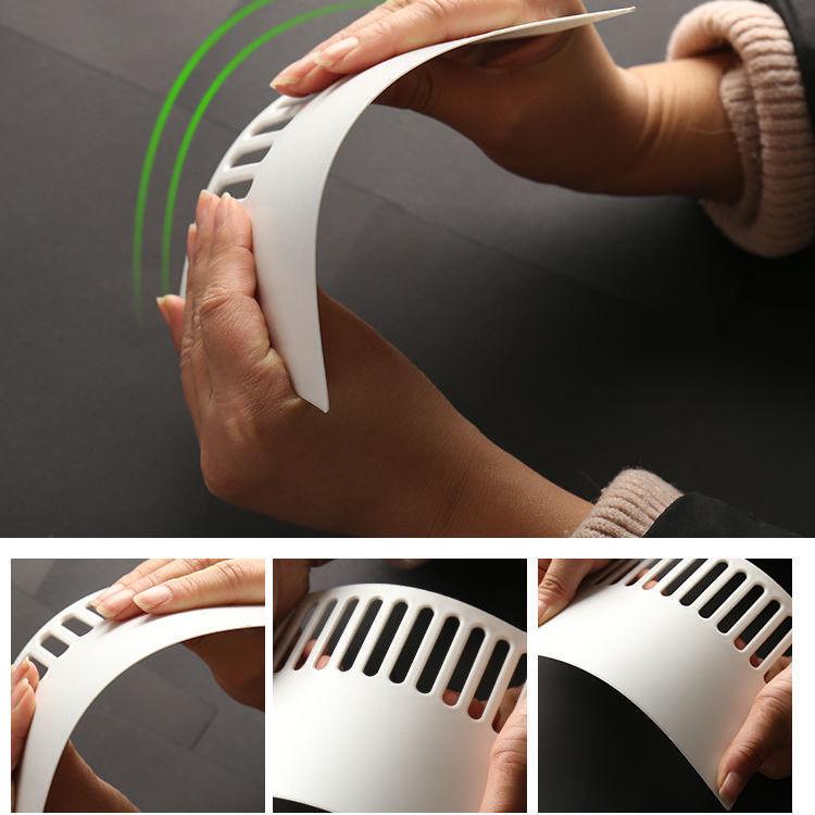 Thickened Plastic Wall Putty Scraper with Brush Style Handle