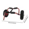 Kayak Cart Canoe Transport Cart Folding Portable Sturdy Heavy Duty Solid Wheel Aluminum Alloy Pipe Boat Trailer Trolley