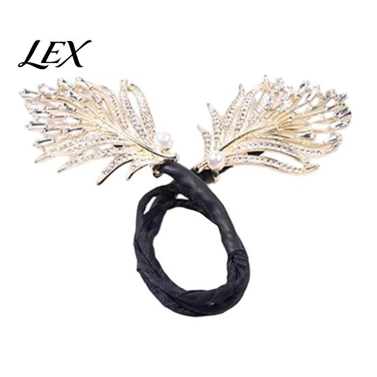 Hair Bun Pin Pin, Blue Feather Decor Maker Hairpin, Metal Hairpin Construction Accessory for Work Gym Dance Formal Events Styling Tools