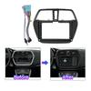9 Inch Radio Frame for Suzuki SX4 S-cross 2012 14 16 Android MP5 Player Panel Cable 2 Din Unit Bezel Faceplate Car Accessories
