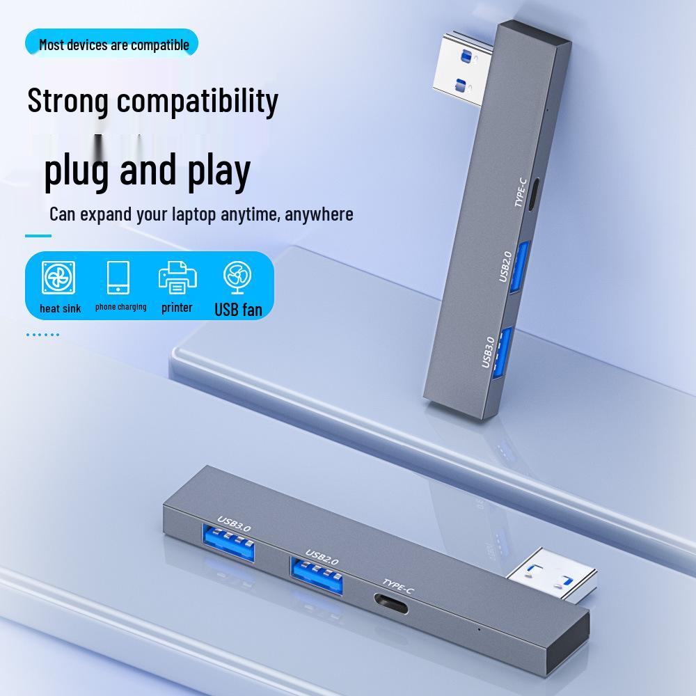 

USB 3.0 Hub with 3 Ports and Type-C Interface for Laptops