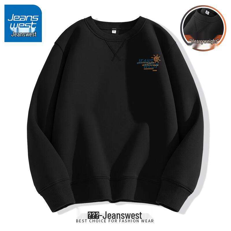 Jeanswest Herr Heavy Cotton American Retro Sweatshirt