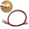 10Pcs 20Cm T0603Wm Soldered Micro Litz Wired Leads Warm White Smd Led 0603