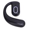 Bluetooth 5.4 Earpiece Noise Cancelling Mic 180mAh Battery Single Ear Headset with Ear Hook for Music Black