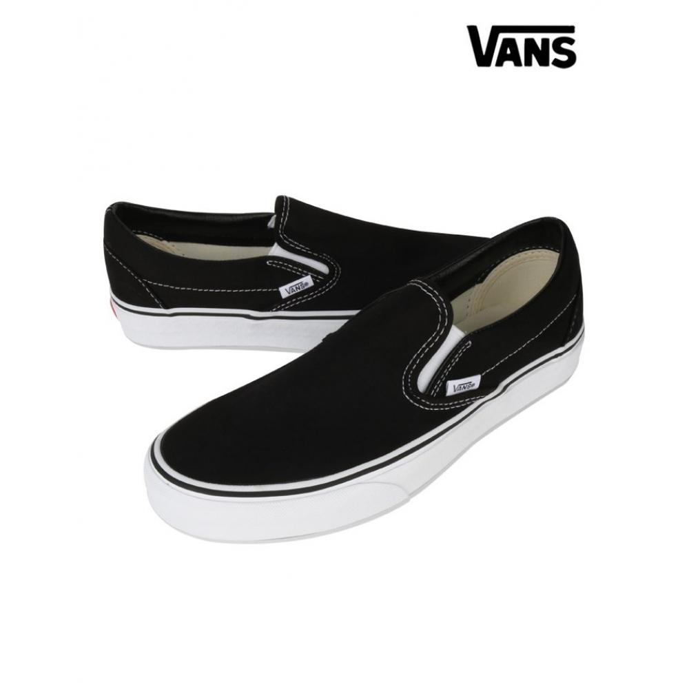 Vans Sneaker Core Classic Solid Slip On Black Vn000eyeblk