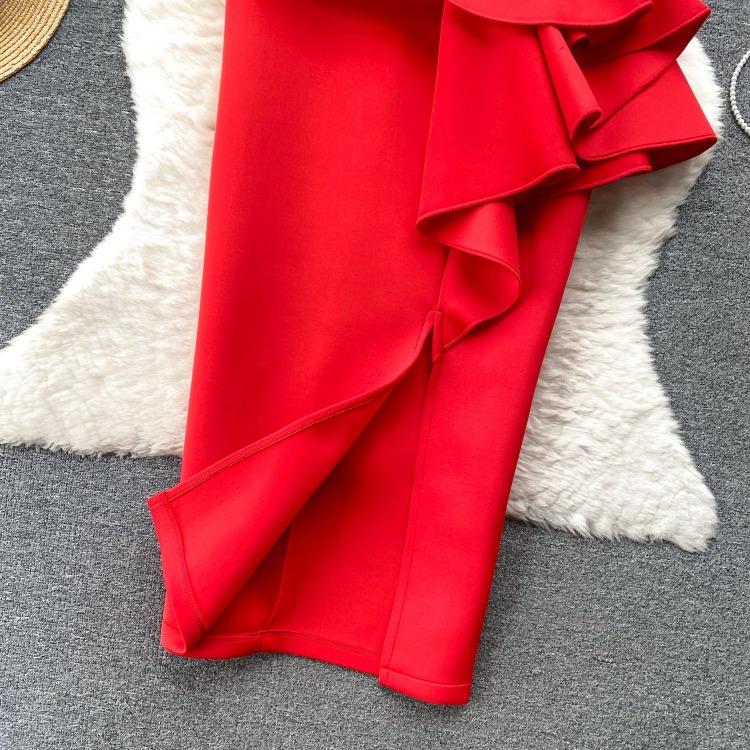 Elegantes Designer Luxus V-Ausschnitt Abendkleid Damen Bodycon Pailletten Perlen Partykleid Y2k Wadenlang