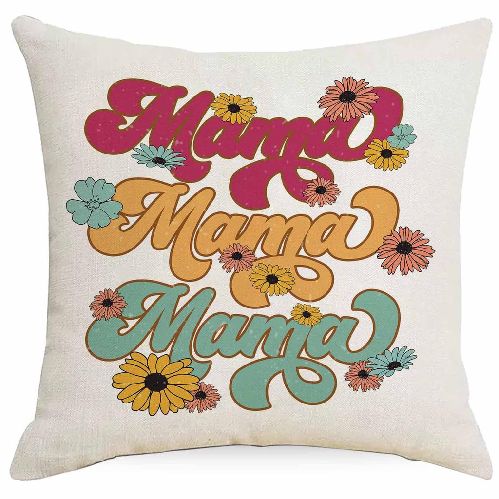 Western Summer Butterfly Bee Flower Pillowcase Home Sofa Cushion Pillowcase Decoration