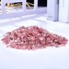 Red Strawberry Crystal Stone for Decoration and Landscaping - Perfect for Fish Tanks and Bonsai Displays